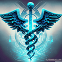 Image of glowing Caduceus